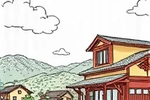 赤霄剑宗录封面：云海之上悬空的巨大剑冢